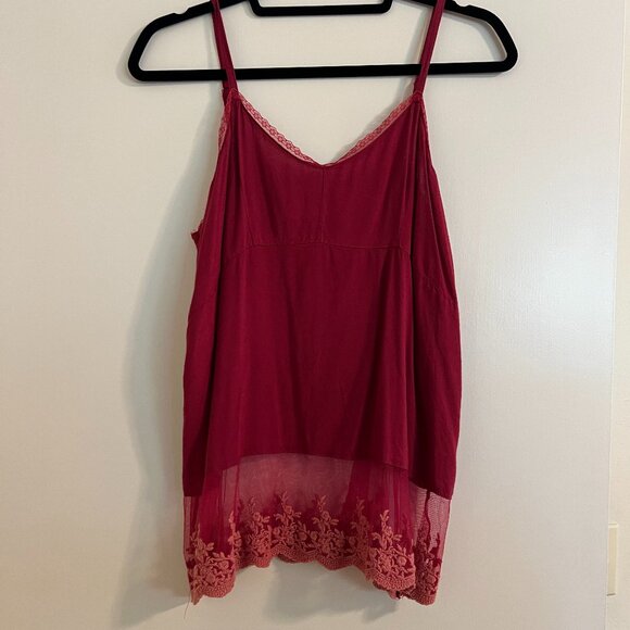 Boho Tank with Lace edge - Picture 1 of 1